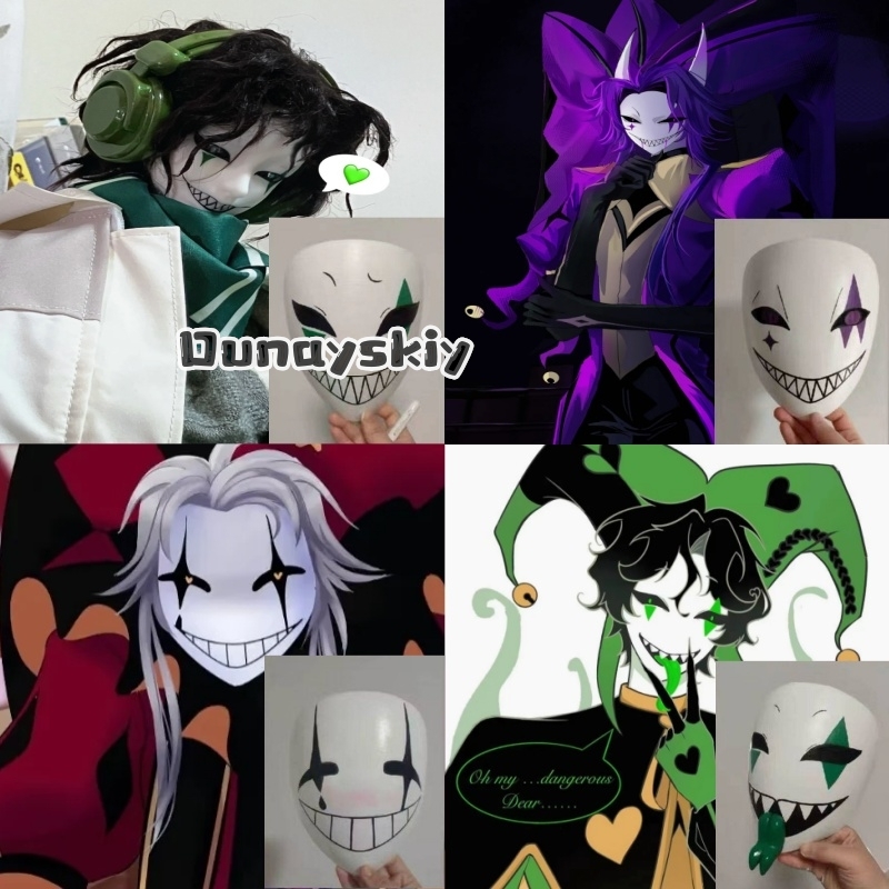 3D Printing Mask - Anime Game Circus Cosplay-kostuum Little P-masker