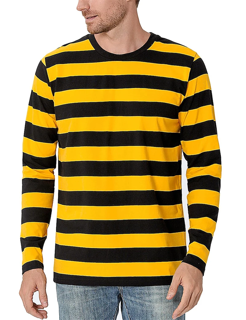 3D Printing Custom - Modieus T-shirt met contrasterende strepen en