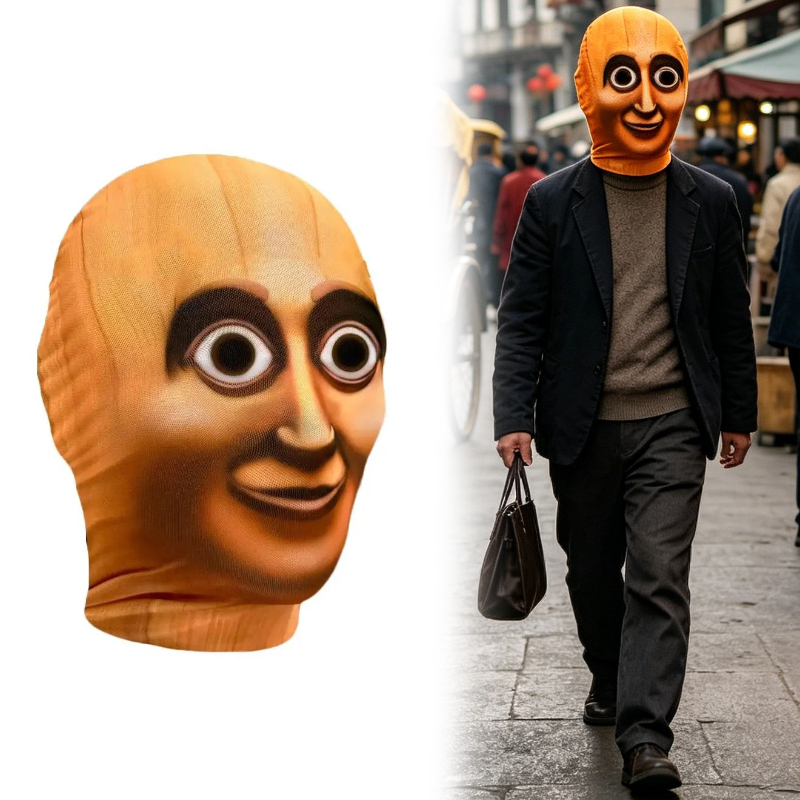 3D Printing Nylon - 3D-geprint volgelaatsmasker balaclava met realistisch visueel