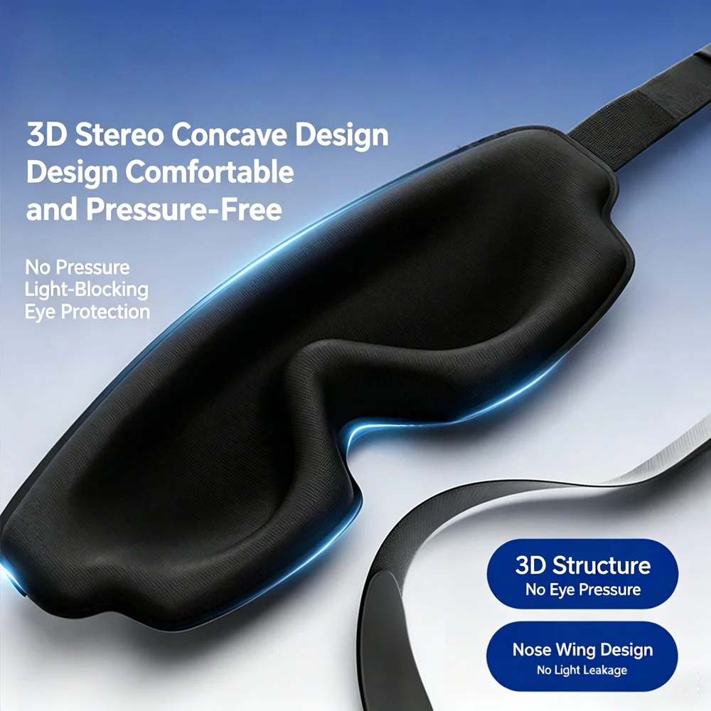 3D-slaapmasker met voorgevormd - 3D Printing Mask recensie en prijs