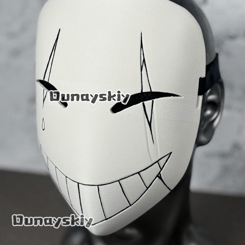Anime Game Circus Cosplay-kost - 3D Printing Mask recensie en prijs
