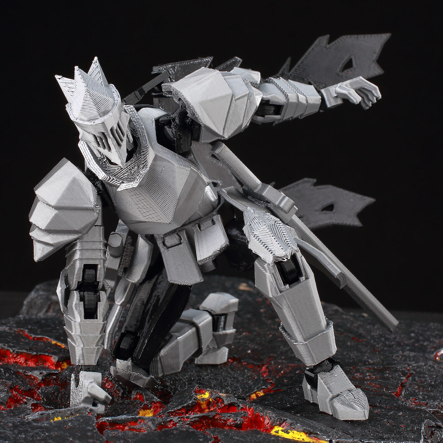 ​ 9L3D Lucky13 Silver Knight R - 3D Printing Online Service recensie en prijs
