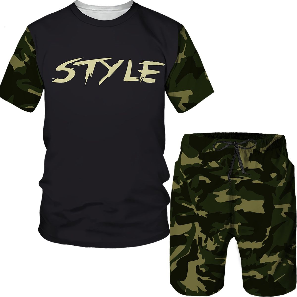 Camouflage Herenpakken Camo 3D - 3D Printing Custom recensie en prijs