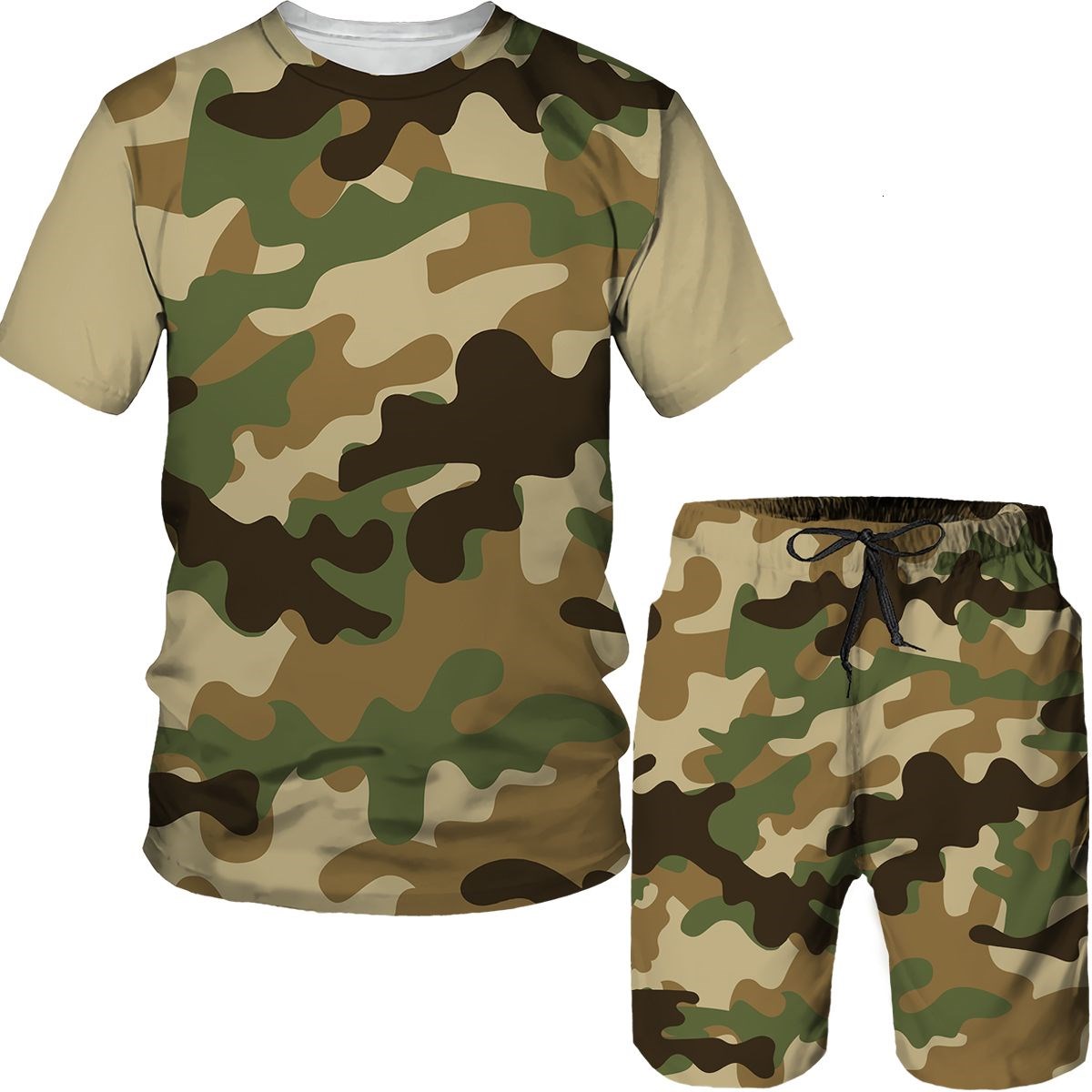 Camouflage Herenpakken Camo 3D - 3D Printing Custom recensie en prijs