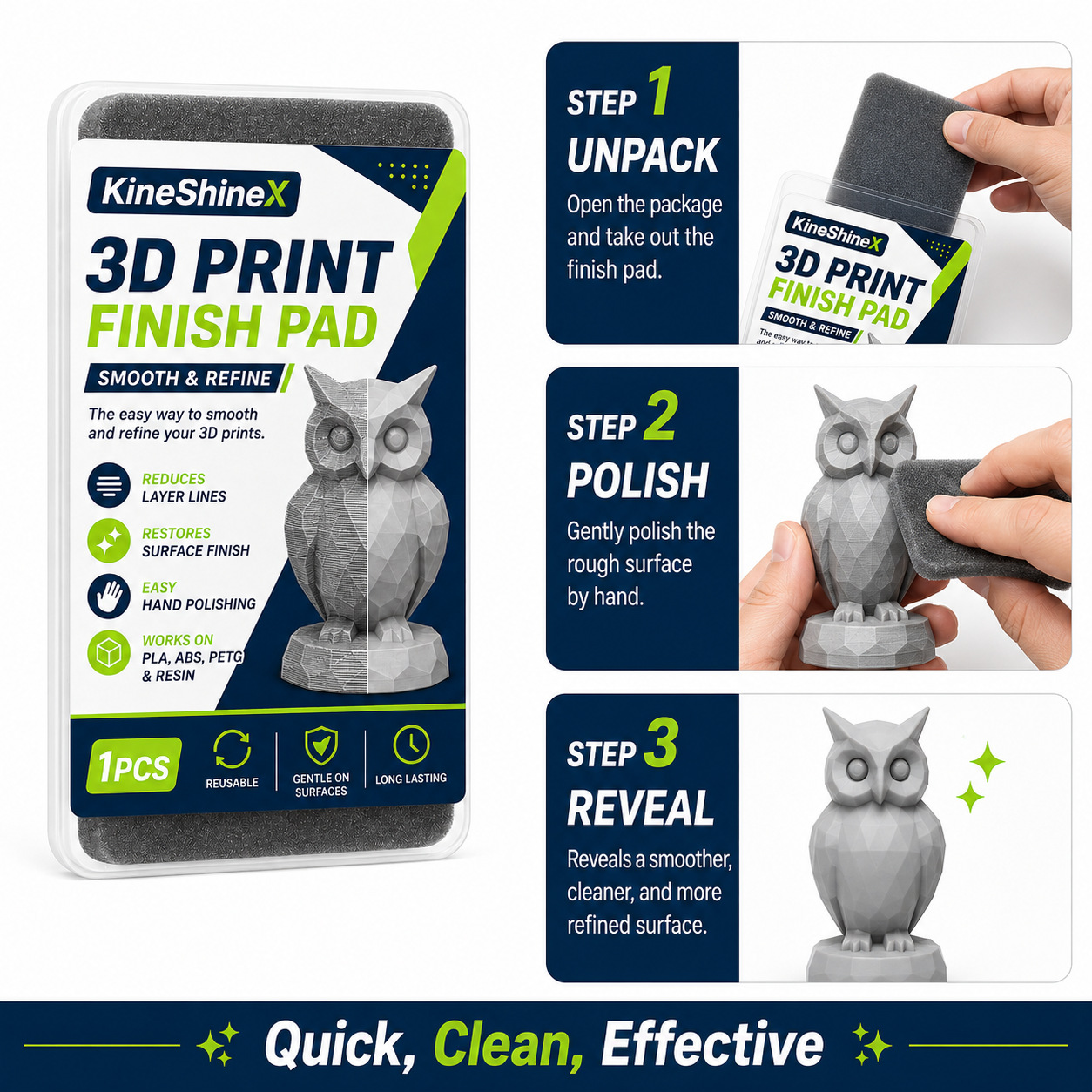 3D-print afwerkingspad, herbru - 3D Printing Bambu Lab recensie en prijs