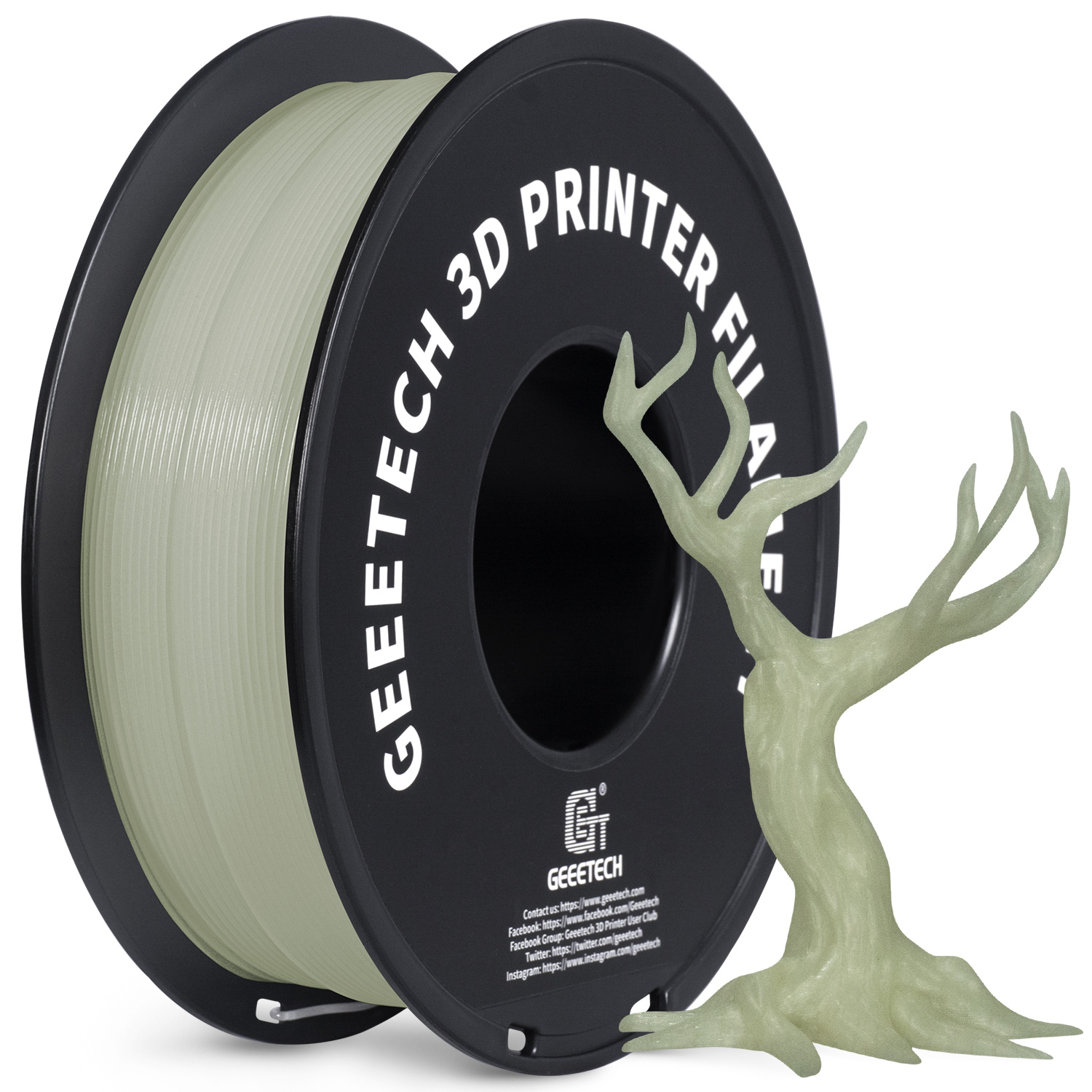 GEEETECH Lichtgevende PLA-fila - 3D Printing Nylon recensie en prijs